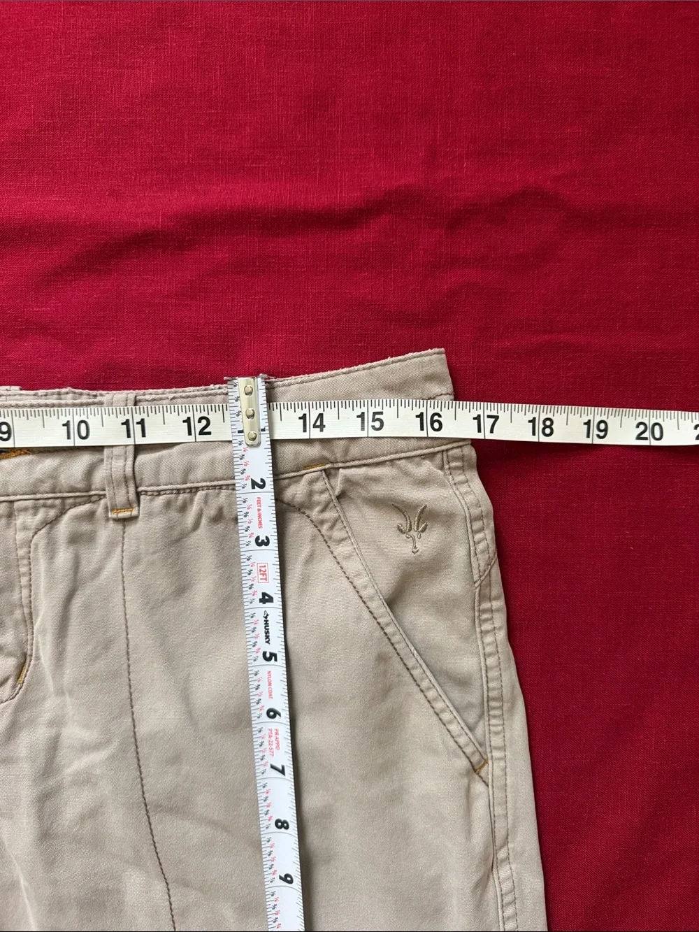 Ibex Sz 8 Organic Cotton Khaki Shorts